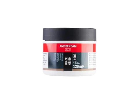 Gesso Amsterdam Mini 3007 120ml zwart