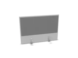 opzetpaneel bureau aanbouw achter MP-lichtgrijs BN8078-grijs 800mm - 1