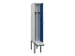 locker voor scheiding van kleding,HxBxD 2120x300x815mm,1vak