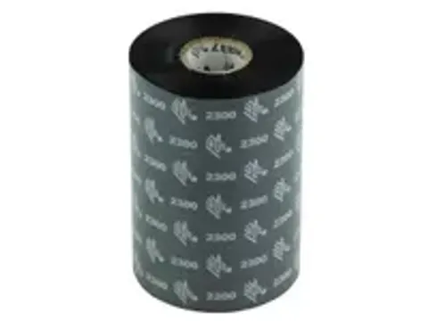 OUTLET Zebra Thermisch transfer Lint Ribbon 2300 Wax 56.9mm 74 meter