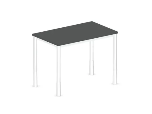 In hoogte verstelbaar bureau,HxBxD 720-840x1000x600mm,MS-donkergrijs