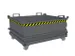 mini-bodemklepcontainer,HxLxB 625x1000x1200mm,0,37m³,inrijbeugel,staa