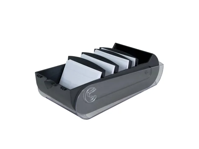 Steekkaartenbak BUNN YBOX A7 zwart/krist.