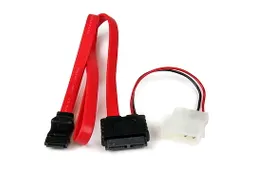 90cm Slimline SATA naar SATA Adapter met LP4 Voeding