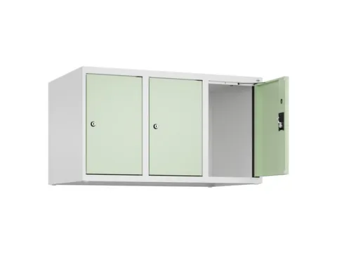 opzetkast,v. locker,3vak.,vak B 300mm,HxBxD 500x900x500mm,cilinderslot