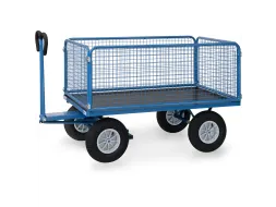 Handtrekwagens 6435l 1000kg 1600x900mm Draadgaas Luchtbanden