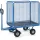 Handtrekwagen Trekoog 6443lz 700kg 1200x800mm Draadgaas Luchtbanden