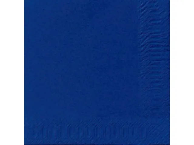 Duni Luxe Servetten Donkerblauw 3-Laags 33x33cm
