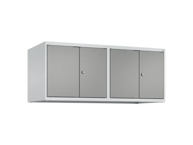 opzetkast,v. locker voor scheiding van kleding,4vak.,vak B 300mm