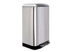 Pedaalemmer 30 Liter Rectangular Metaal Grijs