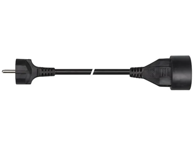 Verlengkabel 10 M Zwart 3g1.5 Penaarde Schuko