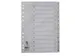 Tabbladen PP Set 1-12 Met Indexblad A4 11-Gaats Wit Personaliseerbaar