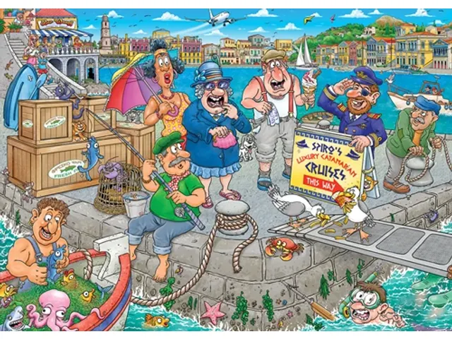 Wasgij Original Puzzel 47 De boot in! 1000 stukjes