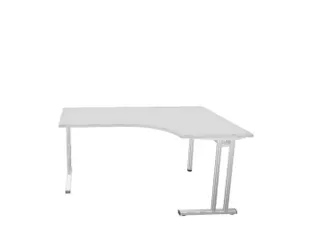 Bureau In Vrije Vorm Hxbxd 720x1600x1200mm Mp-Lichtgrijs - 1