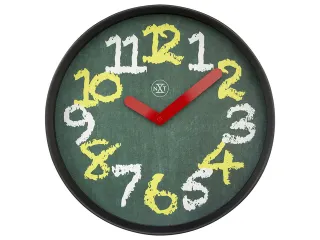 Wandklok NXT dia 30cm Groen Plastic Chalkboard - 2