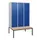 locker met bank,HxBxD 1950x1200x815mm,3vak,vak B 400mm,cil.-slot