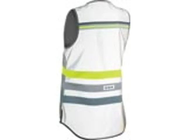 Lucy Jacket Full Reflective Fluohesje Grijs/Geel Maat Small