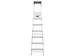 staande trap,eenzijdig,6trede(n),Stand H 1,28m,balk L 2,08m