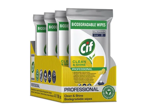 Reinigingsdoekjes CIF Pro formula Multi Clean&Shine 100 stuks