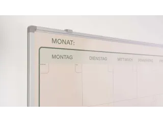 Maandplanner Elegance Duits softline profiel 8mm 90x120cm aluframe - 4