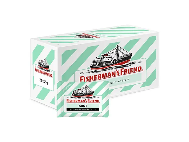 Keelpastilles Fisherman's Friend Mint 25 gram suikervrij