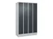 locker voor scheiding van kleding,HxBxD 1950x1200x500mm,4vak