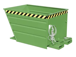 kiepbak,HxLxB 890x1440x1200mm,1,1m³,draagverm. 1500kg,RAL6011 - 1