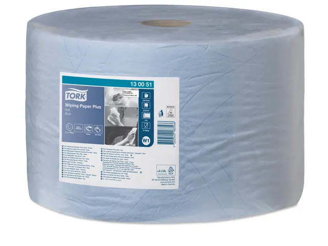 Tork Poetspapier Advanced Wiper 420 130051 2-Laags W1 Blauw