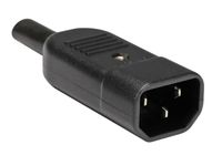 Mannelijke Ac-connector - Voor Kabel - 10 A