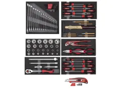 GEDORE RED R21010000 Gereedschapsset 8x CT modules + frees 81stuks