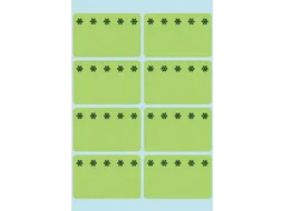 Etiket Herma 3775 26x40mm Diepvries Groen 48 stuks
