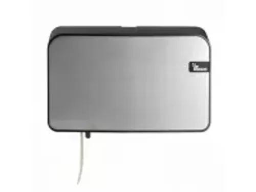 OUTLET Duo Toiletrolhouder Zilver Compact max. dia 15 cm