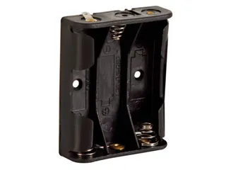 Batterijhouder Voor 3 x AA-CEL (Voor Soldeerlippen) - 1
