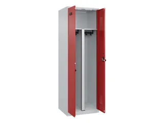 PBM-locker,HxBxD 1850x600x500mm,2vak,vak B 300mm,draaigrendel - 1