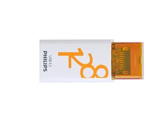 USB stick 3.2 Philips Click USB-C 128GB oranje - 6