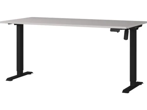 Elektrisch ihv bureau,HxBxD 710-1190x1600x800mm,blad decor kasjmier