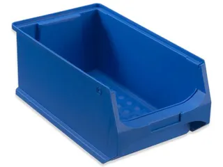Zichtbak Hxbxd 150x200x350mm Pp Blauw Grip - 1