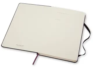 Notitieboek Moleskine large 130x210mm lijn hard cover zwart - 10
