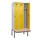 locker met bank,voor scheiding van kleding,HxBxD 2120x900x815mm,3vak