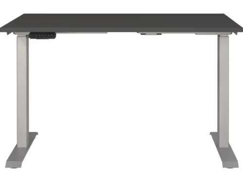 Elektrisch ihv bureau,HxBxD 720-1200x1200x800mm,blad grafiet