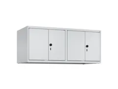 opzetkast,v. locker,4vak.,vak B 300mm,HxBxD 500x1200x500mm,vleugeldeur