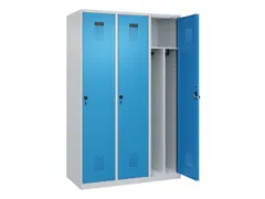 locker voor scheiding van kleding,HxBxD 1850x1200x500mm,3vak