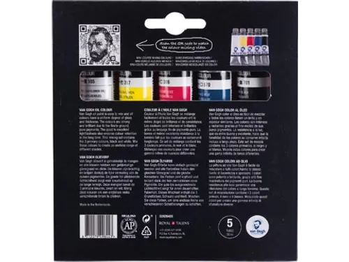 Olieverf, Primaire Mengset Van 5 X 40 Ml