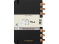 Life planner 2024 Moleskine 7dag/2pagina's large 150x210m hard cover r