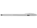 Balpen Bic Cristal Re-new medium zilver + 2 vullingen zwart