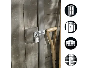 Hangslot MasterLock 7640704EURD overval + aluminium 40mm - 5