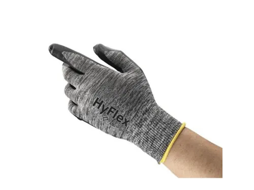 Ansell HyFlex 11-801 precisiehandschoenen, zwart/grijs, maat 11