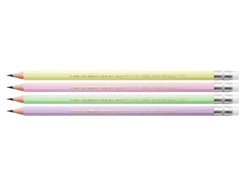 Potlood Bic Evolution HB met gom pastel assorti