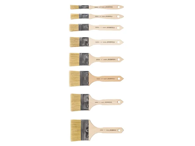 Kwast Qrea varkenshaar set à 3 breedtes