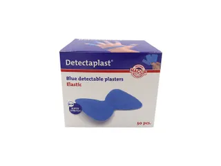 Detectaplast 8245 vlinder textielpleister elastisch blauw 50 stuks - 2